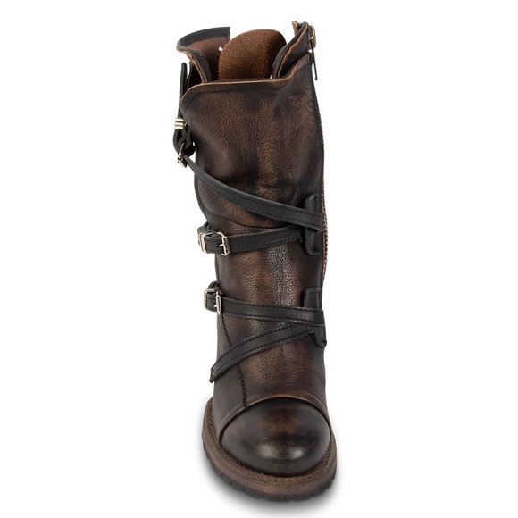 Leather Brown Boots US 7 Freebird by Steven Cora - Picture 2 of 9